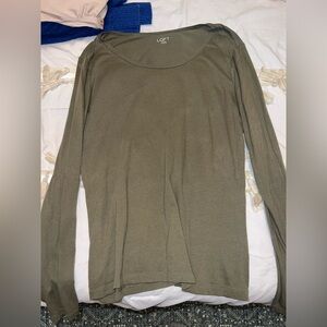 Olive Long Sleeve Women's Top